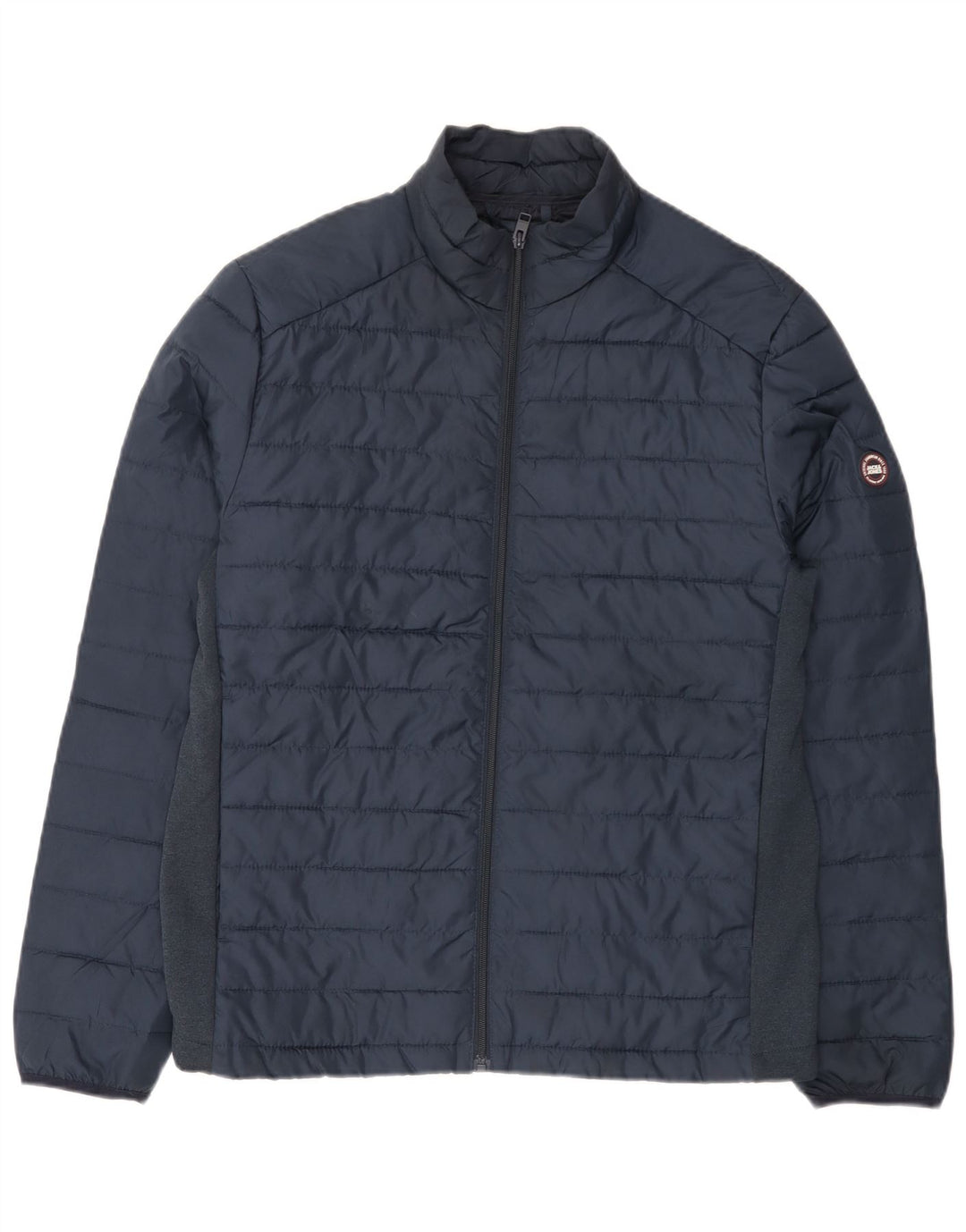 Jaqueta acolchoada masculina Jack & Jones UK 40 grande azul marinho