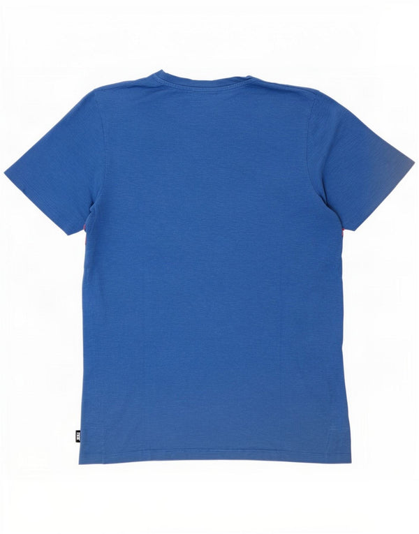 Jack & Jones Mens T-Shirt Top Medium Blue Cotton