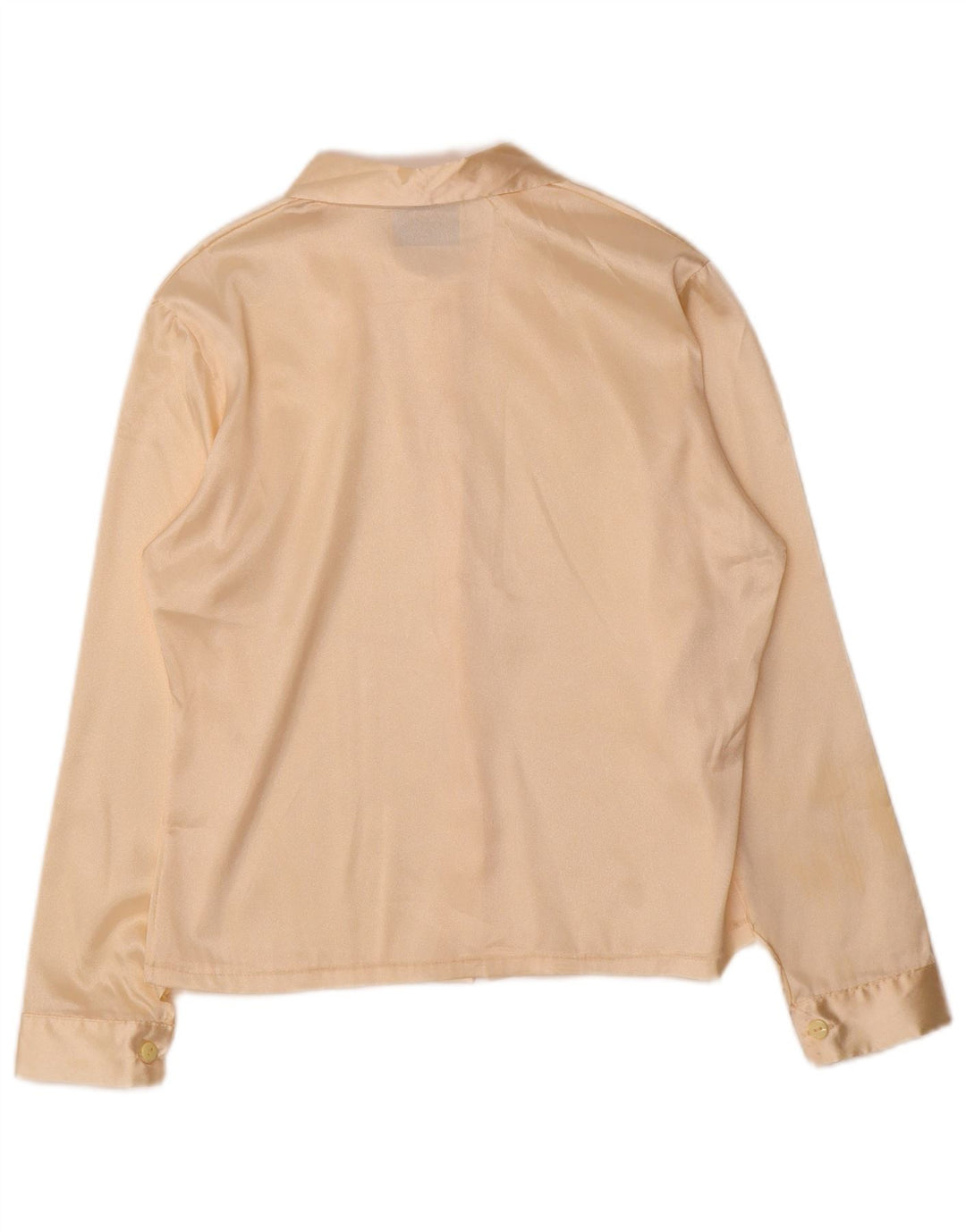Blusa feminina vintage UK 14 bege médio