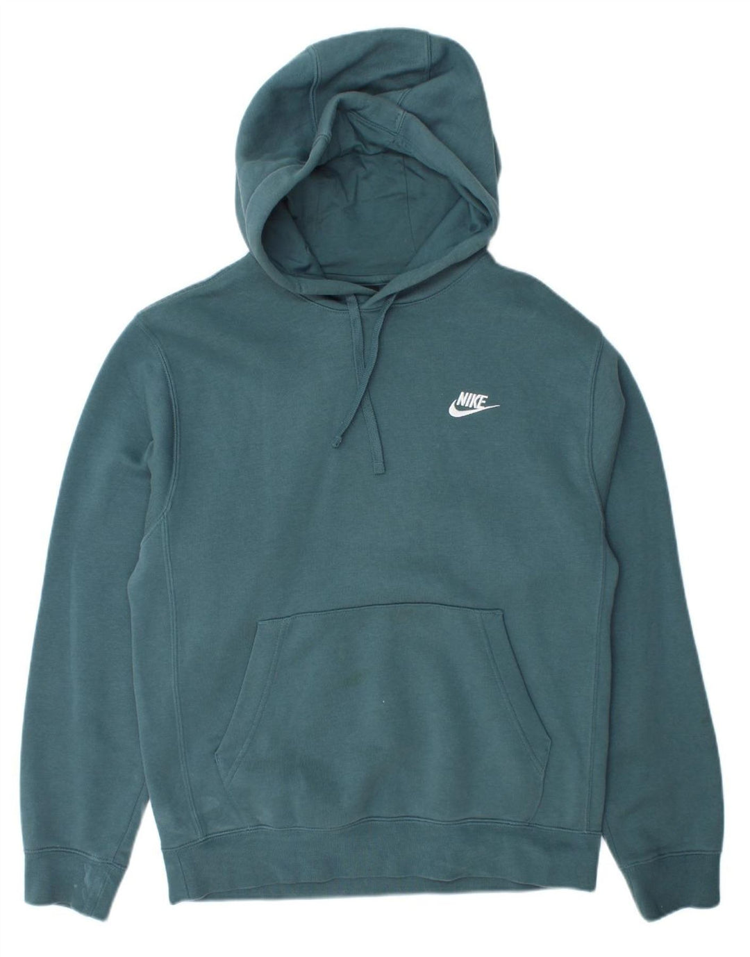 NIKE Mens Hoodie Jumper Pequeno Azul Algodão