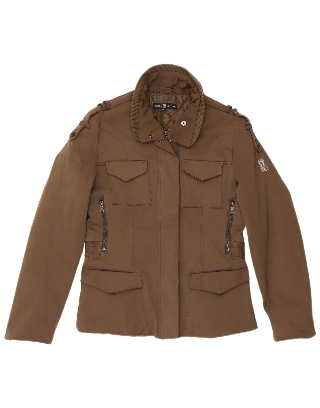 Jaqueta militar feminina Marina Militare UK 18 XL marrom poliéster