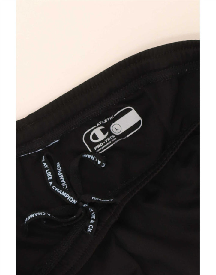 Shorts esportivos masculinos Champion grandes pretos