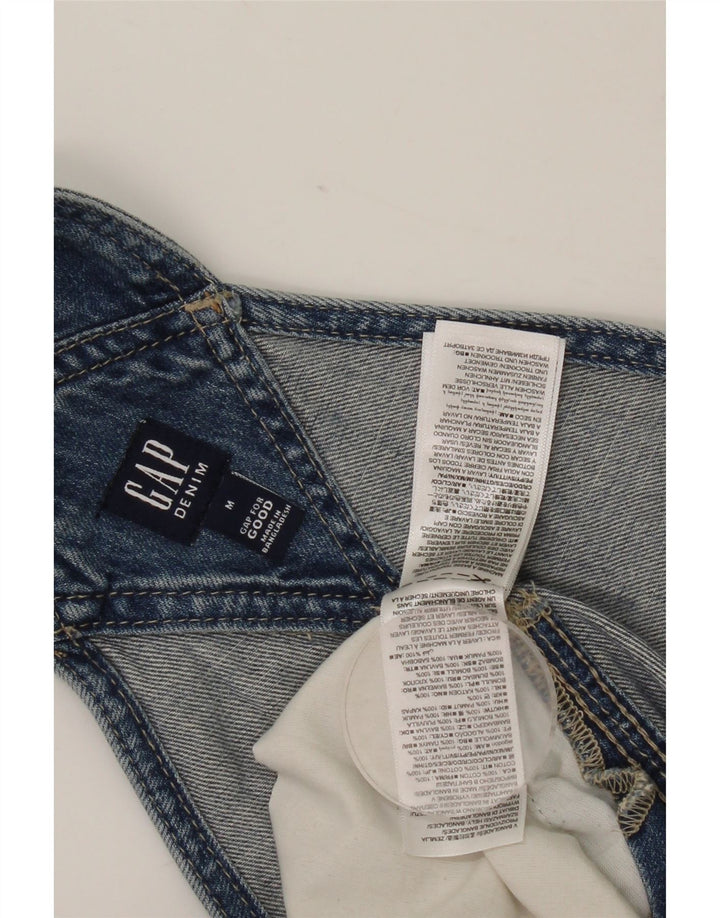 Macacão feminino Gap jeans médio W34 algodão azul