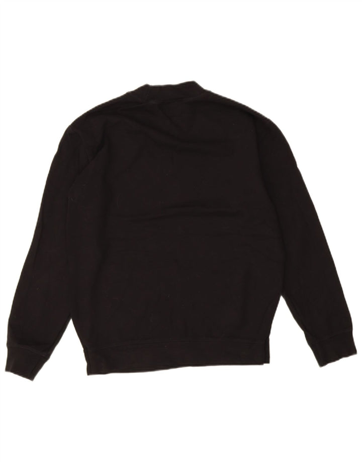 Zara moletom feminino jumper UK 14 médio preto