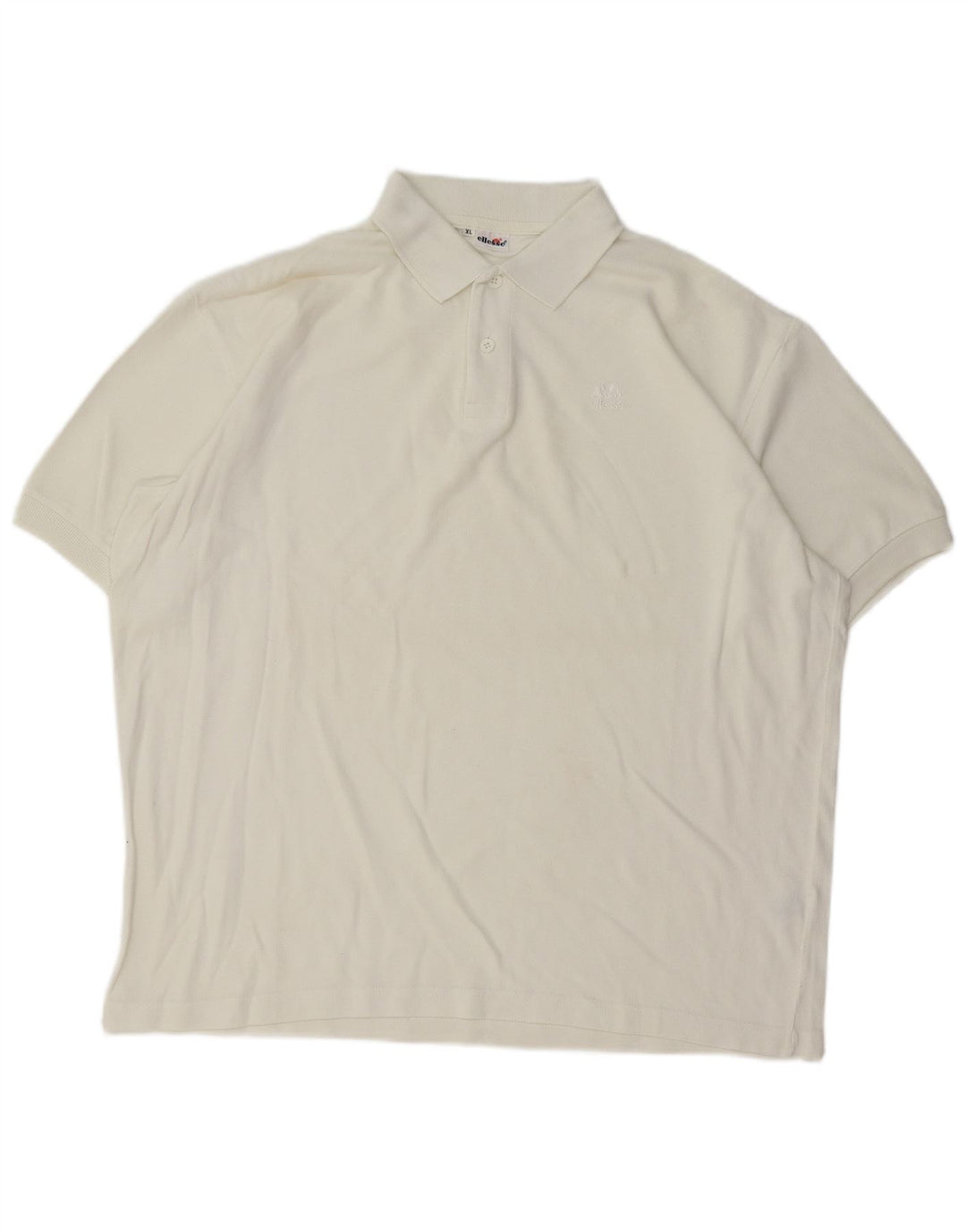 Camisa polo masculina Ellesse XL algodão branco