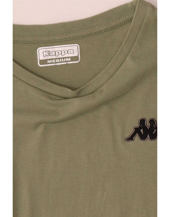 Camiseta masculina Kappa Top verde médio