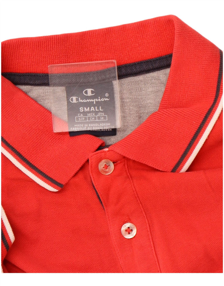 Camisa polo masculina CHAMPION pequena vermelha