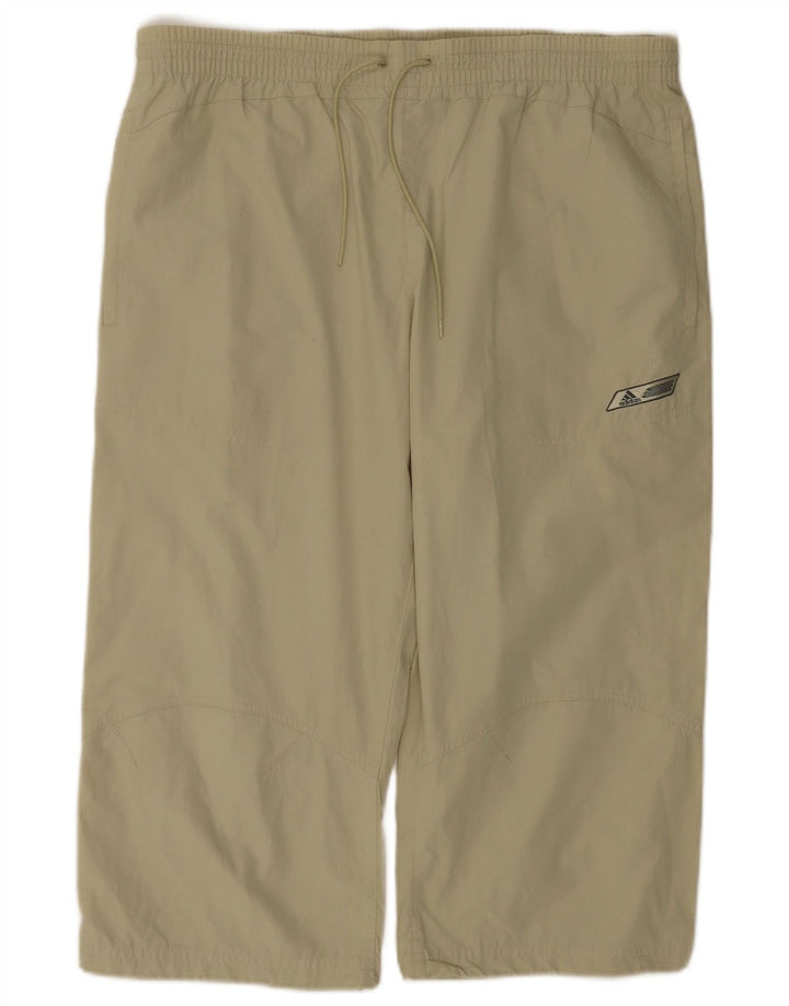 Calça Adidas Mens Capri Treino Médio Cáqui Poliéster