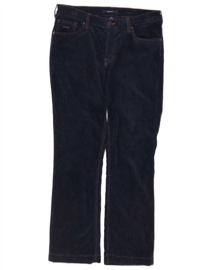 Gant feminino Carol Regular Fit Bootcut Jeans W29 L28 Azul Marinho Algodão