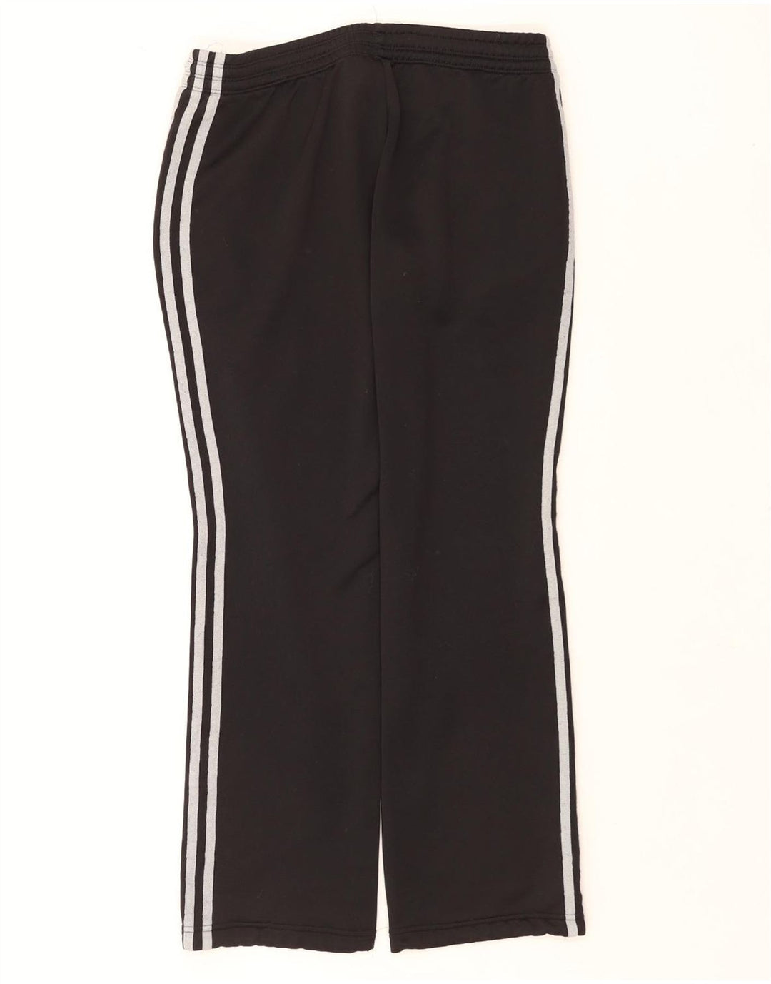Calça de treino feminina Adidas UK 8/10 pequena poliéster preta