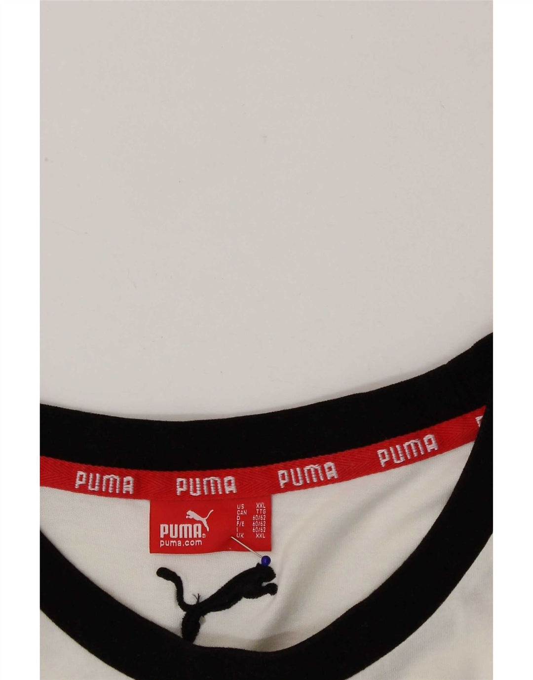 Camiseta gráfica masculina Puma Top 2XL branca