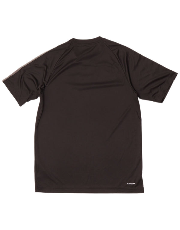 Adidas Mens Aeroready Regular Fit Camiseta Top Médio Preto Poliéster