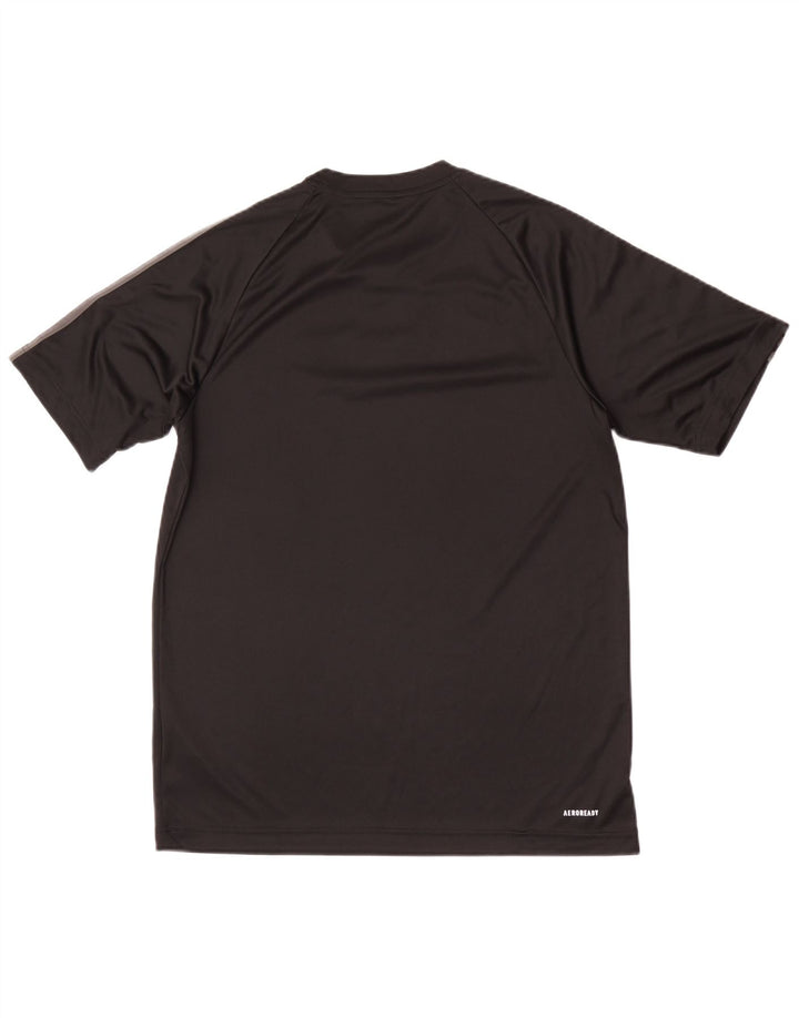 Adidas Mens Aeroready Regular Fit Camiseta Top Médio Preto Poliéster
