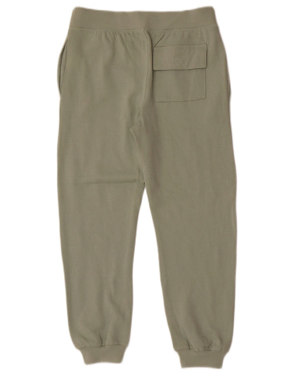 Dkny Girls Calças de treino gráfico joggers 9-10 anos algodão verde