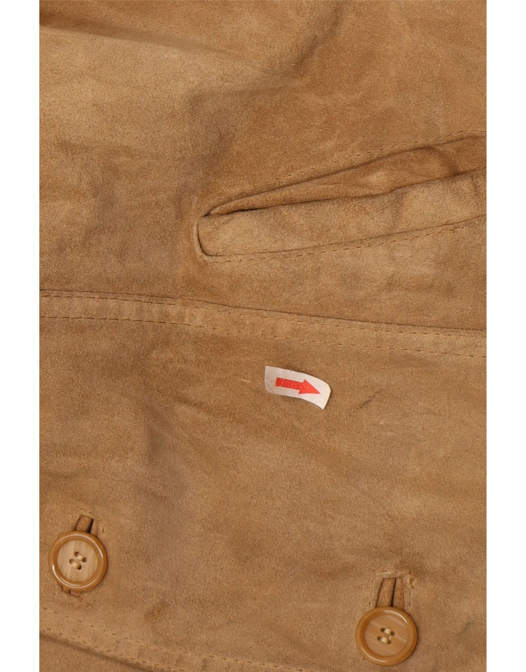 Jaqueta de camurça masculina Terranova UK 38 médio bege