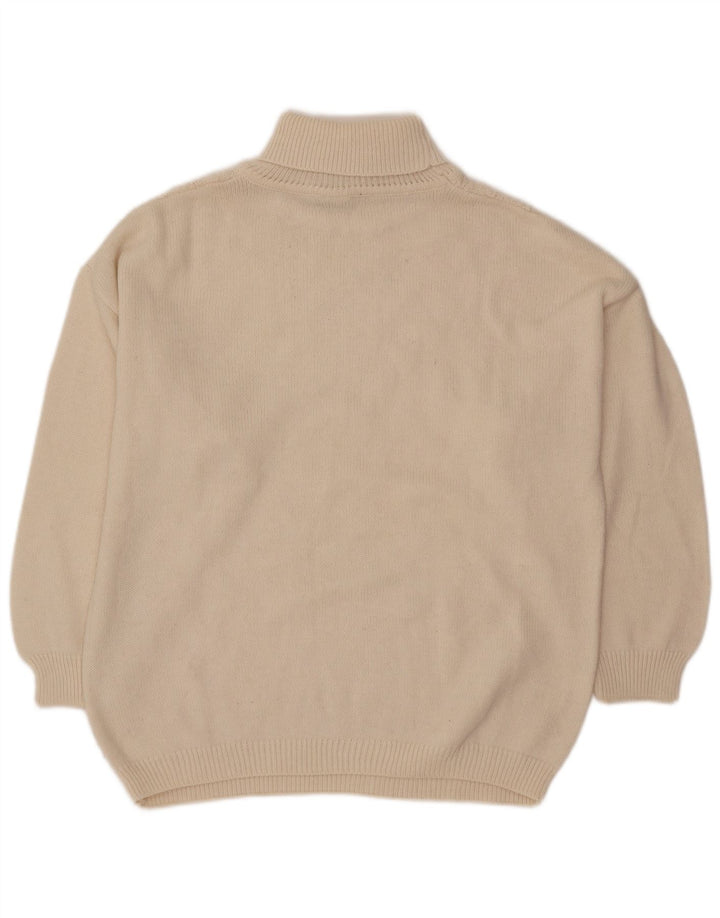 Suéter masculino Pimet com gola redonda XL lã branca