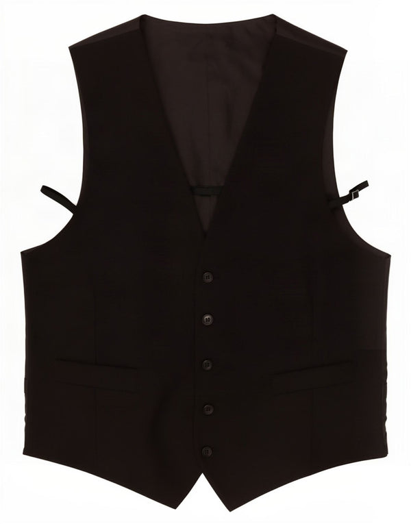 Colete masculino Marks & Spencer grande poliéster preto