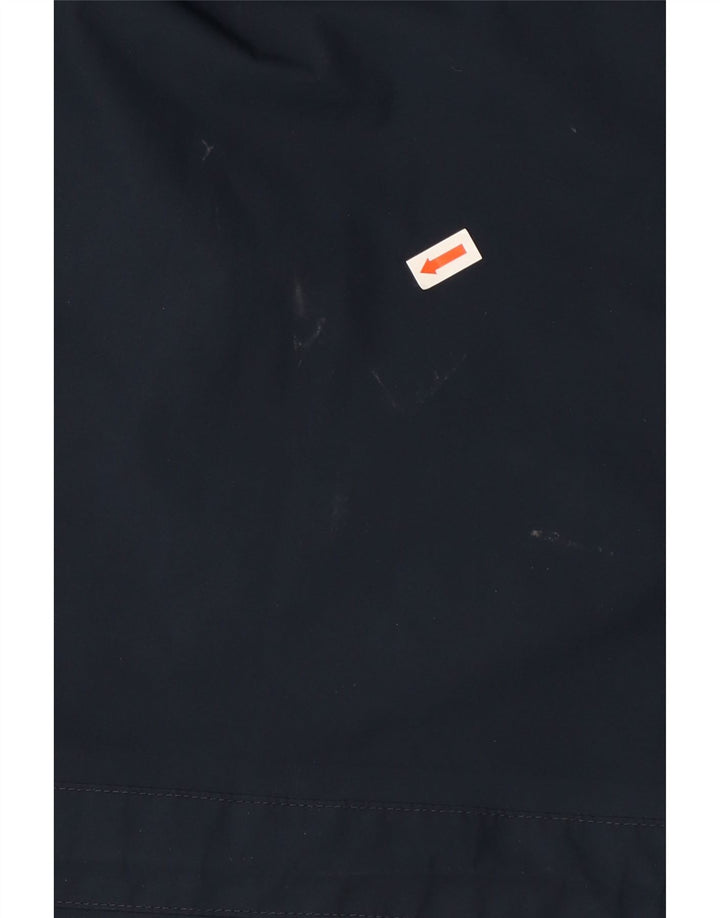Jaqueta de chuva feminina grande com capuz Berghaus Reino Unido 10 pequena azul marinho nylon
