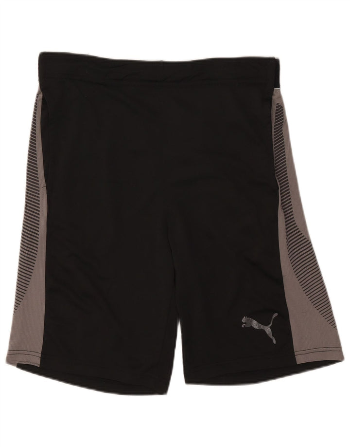 Shorts esportivos gráficos masculinos PUMA médio preto colorblock