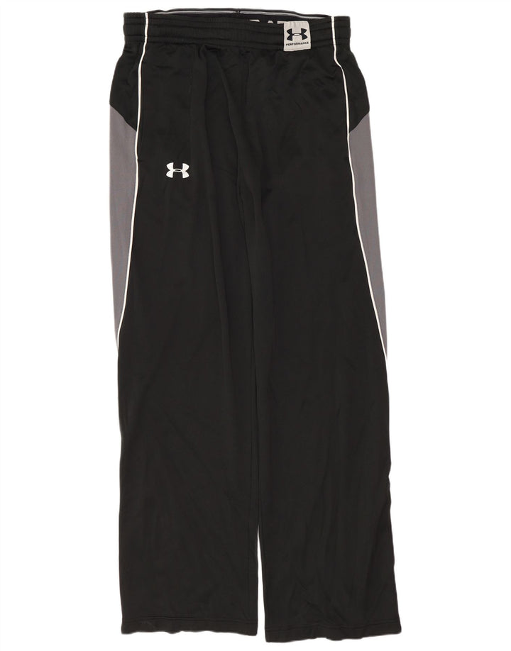 Calça de treino masculina Under Armour médio preto colorblock poliéster