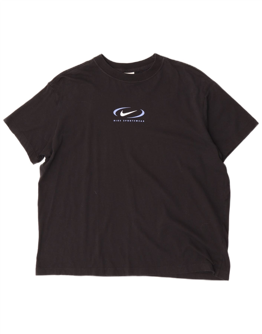 Camiseta gráfica masculina Nike grande algodão preto
