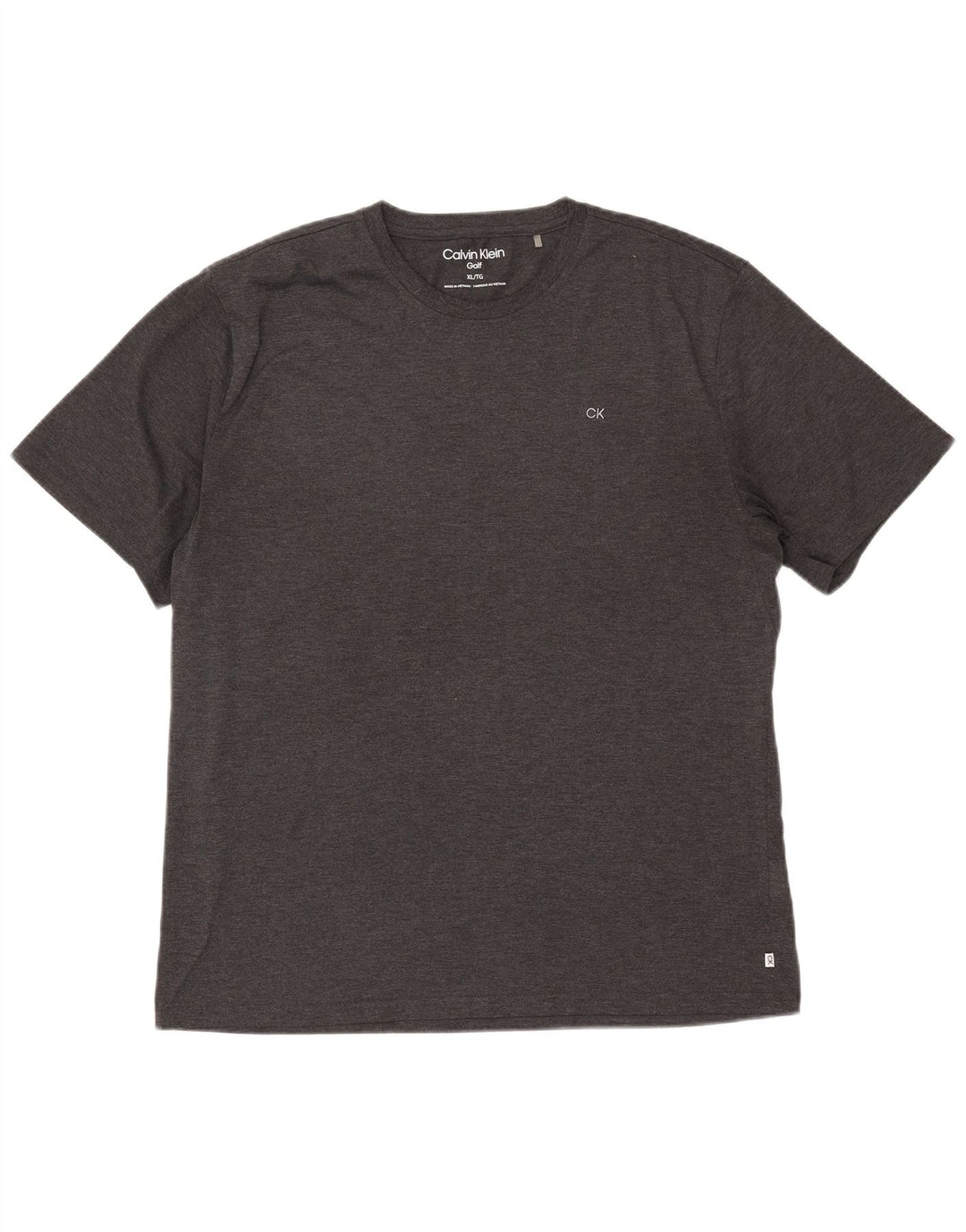Camiseta masculina Calvin Klein Top XL cinza poliéster