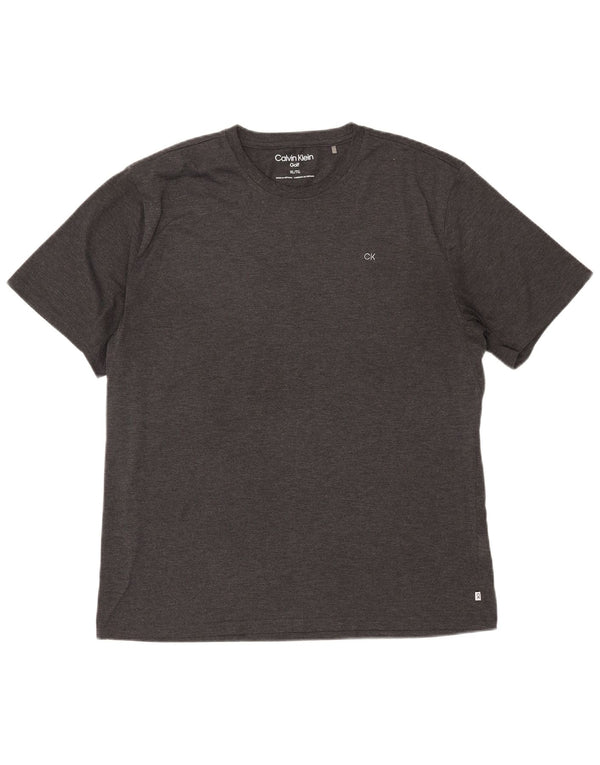 Camiseta masculina Calvin Klein Top XL cinza poliéster