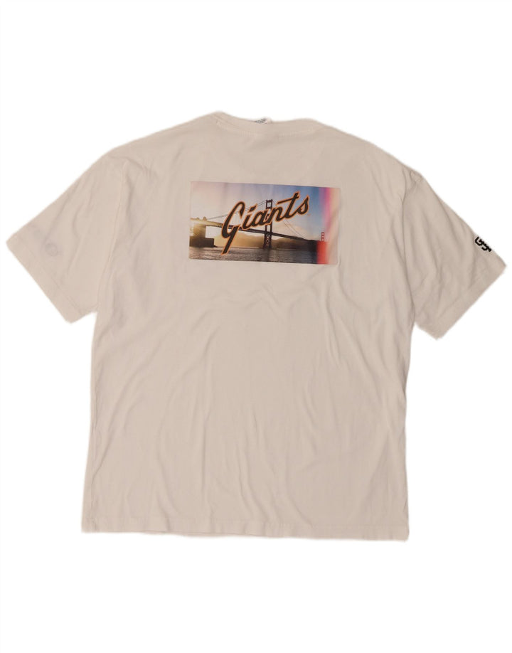 Camiseta masculina Champion San Francisco Graphic Top pequeno branco