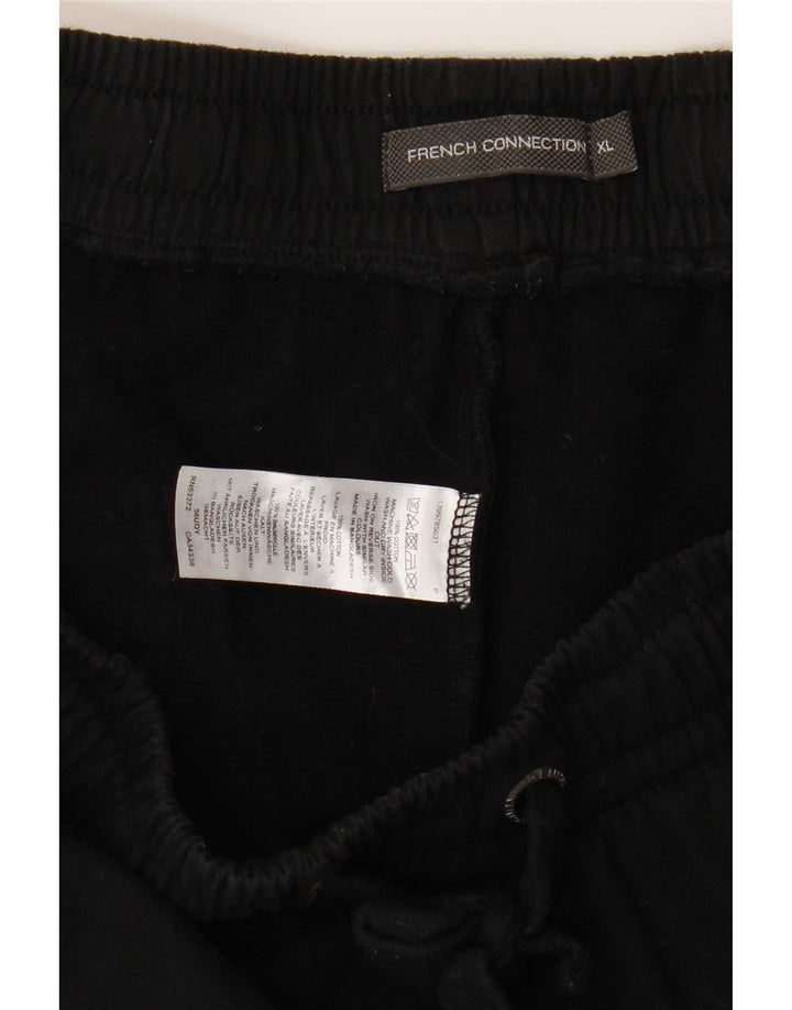 Shorts esportivos masculinos French Connection XL algodão preto