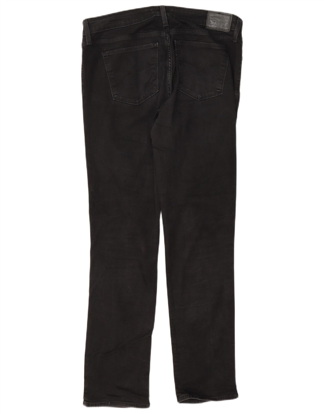 Calça jeans feminina Levi's 712 Slim W32 L32 algodão preto