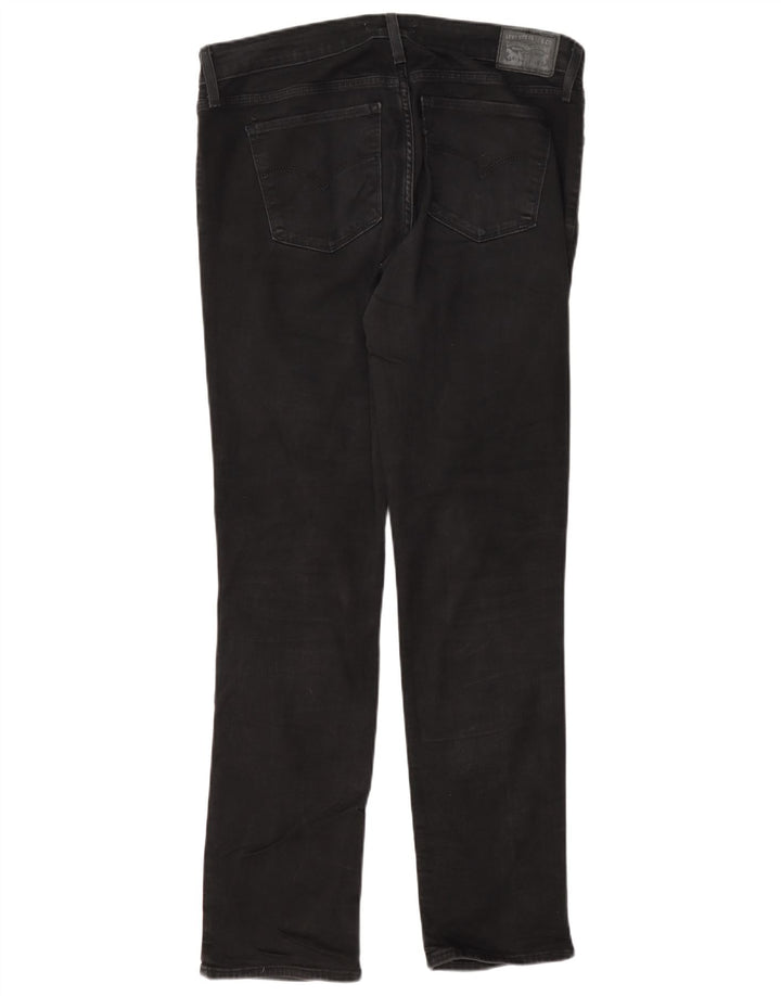 Calça jeans feminina Levi's 712 Slim W32 L32 algodão preto