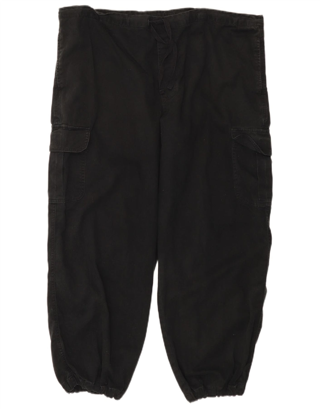 Calça cargo feminina Marks & Spencer St. Michael Reino Unido 16 grande W38 L27 preta