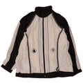 Jaqueta corta-vento feminina Trooper UK 20 2XL branco colorblock