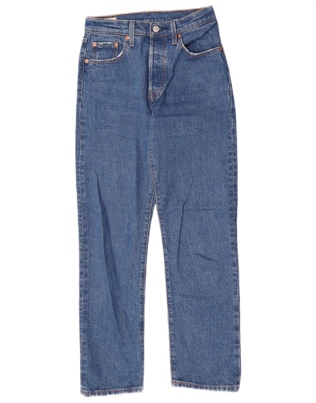 Calça jeans feminina Levi's 501 Straight W25 L28 azul