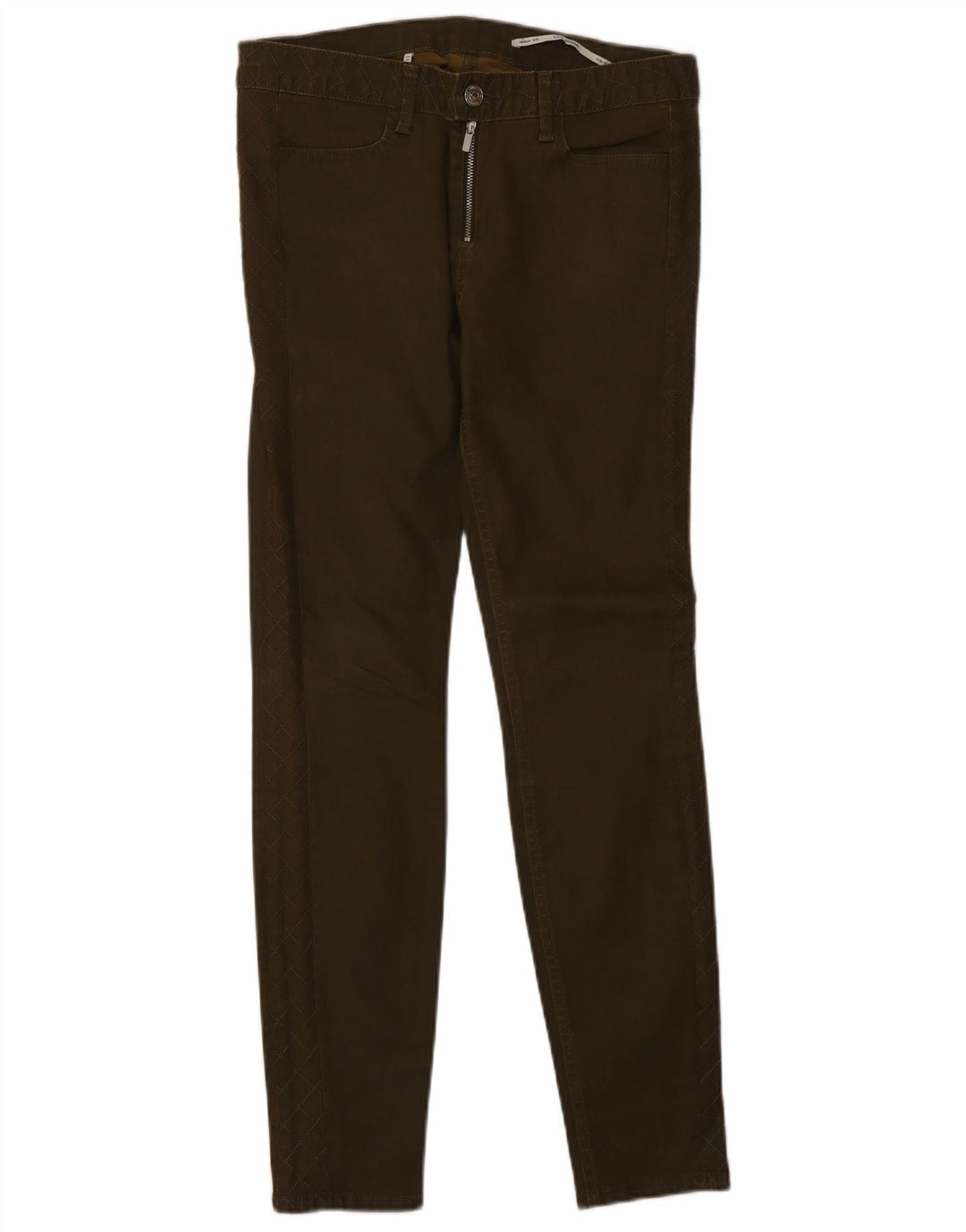 Zara Jeans Slim Feminino EU 38 Pequeno W28 L28 Verde