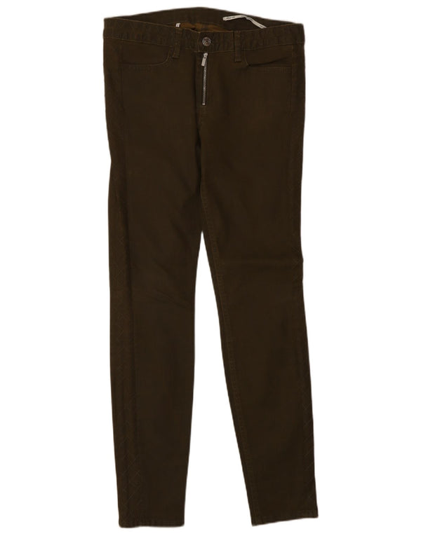 Zara Jeans Slim Feminino EU 38 Pequeno W28 L28 Verde