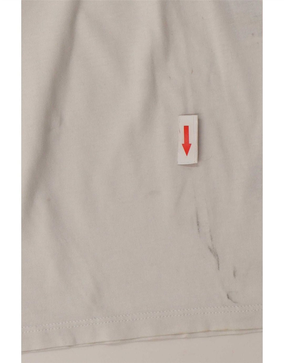 Camiseta feminina gráfica Levi's UK 14 algodão branco médio