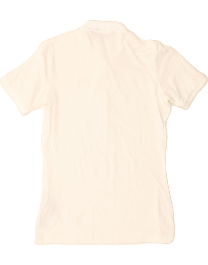 KAPPA Womens Polo Shirt UK 10 Small White Cotton Vintage Kappa and Second-Hand Kappa from Messina Hembry 