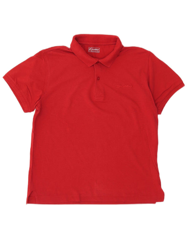 Camisa polo masculina Lotto grande vermelha