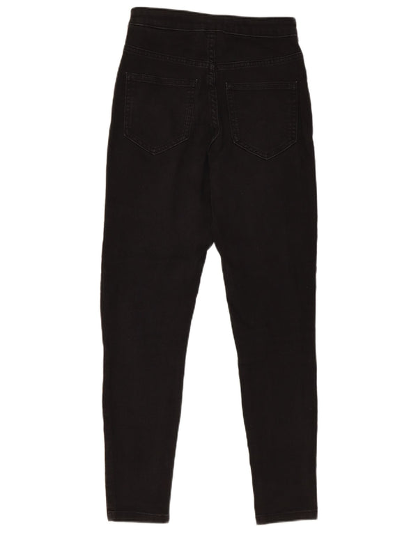 Marks & Spencer Womens Super Skinny Jeans UK 8 Small W26 L27 Black Cotton