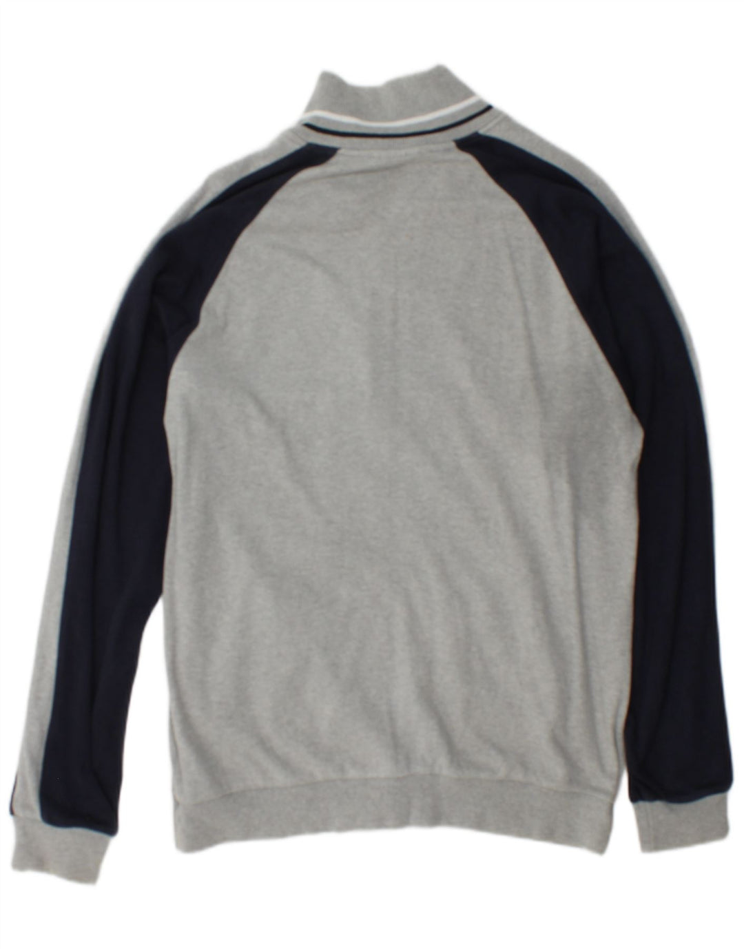 Jaqueta masculina de agasalho Champion grande cinza colorblock algodão