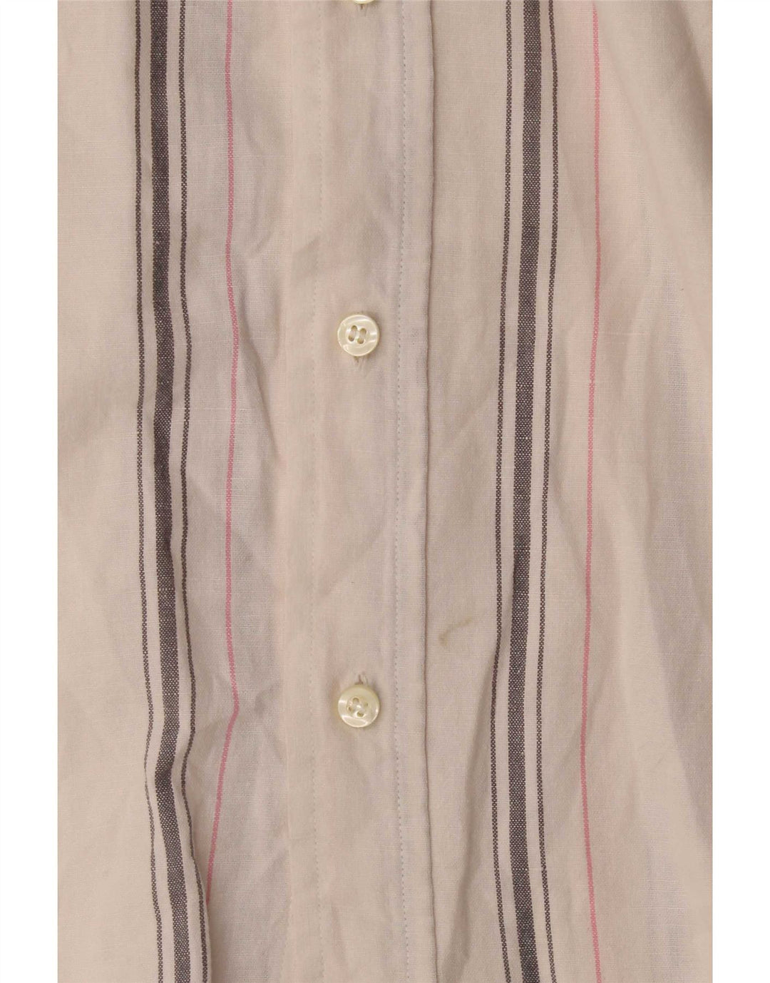 Camisa masculina de manga curta Murphy & Nye XL listrada branca