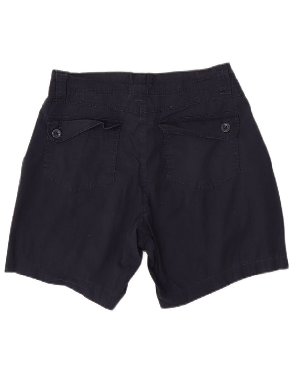 Shorts Chino feminino Mountain Warehouse UK 12 médio W28 algodão azul marinho