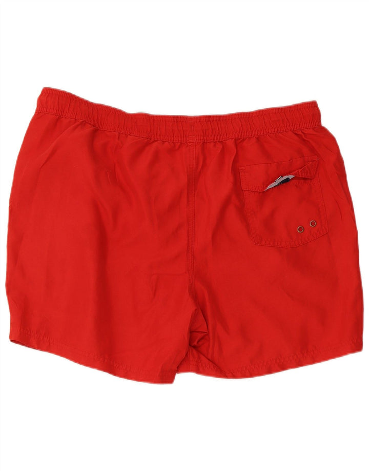 Shorts de natação masculino Marks & Spencer XL poliéster vermelho