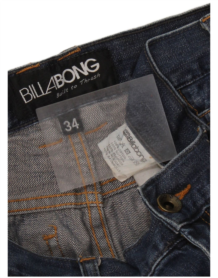 Billabong Mens Bootcut Jeans W34 L31 Azul Algodão