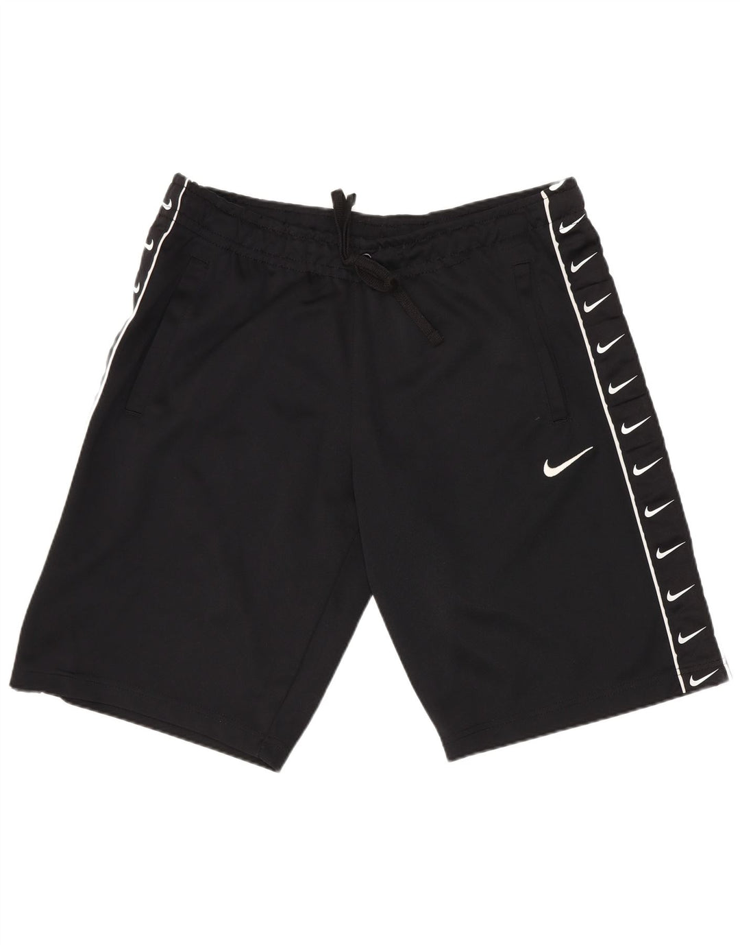 Shorts esportivos gráficos masculinos Nike grande poliéster preto
