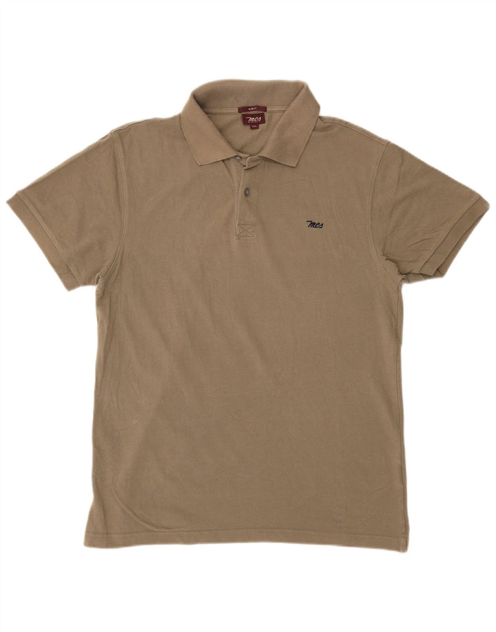 Camisa polo masculina Marlboro Classics Slim Fit 2XL bege