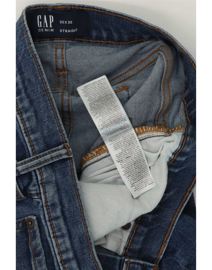 Jeans retos masculinos Gap W32 L30 algodão azul