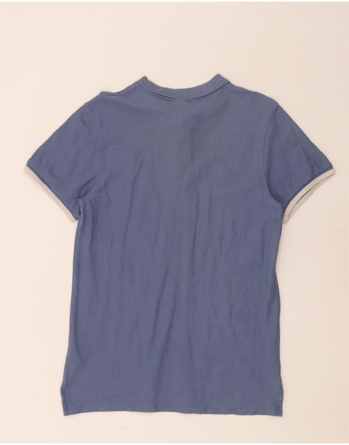 Camisa polo masculina Nike grande algodão azul