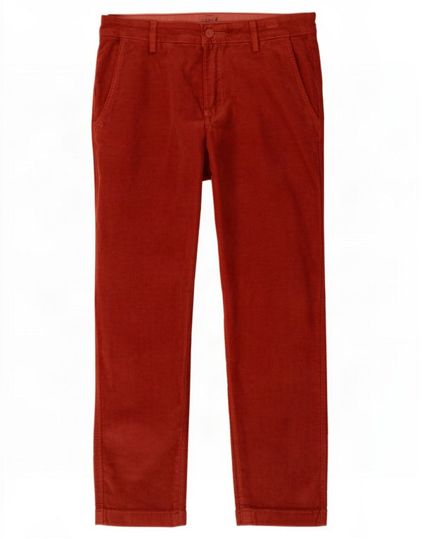 Calça masculina Levi's Slim Tapered Corduroy W32 L30 Marrom Algodão